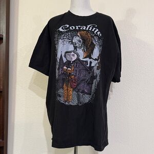 Laika Brand Coraline Graphic T-Shirt - Black Size 2XL EUC